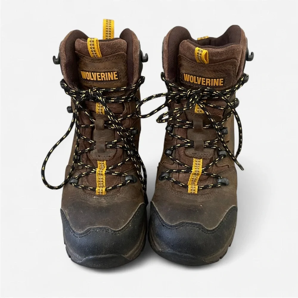 Wolverine Men’s Contractor LX CM Safety Boots in Dark Coffee Size 7